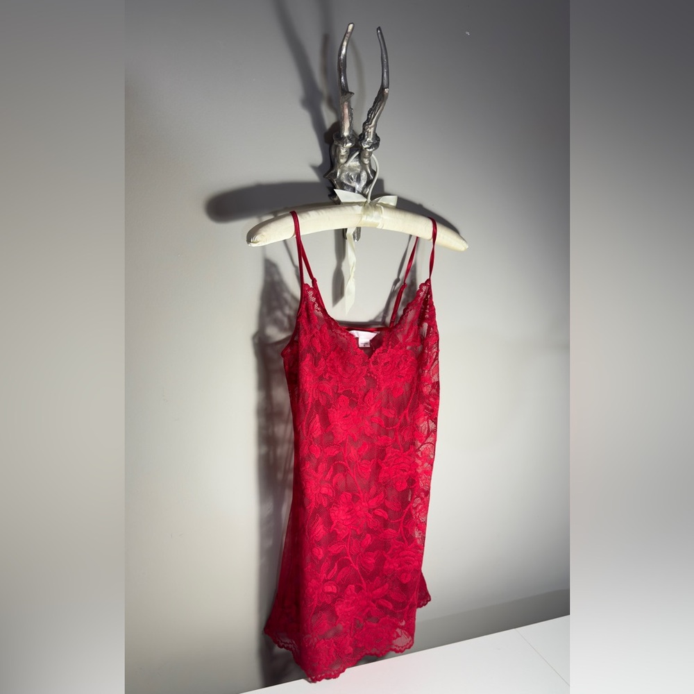Victoria's Secret Red
Lace Slip Dress Sleepwear size S